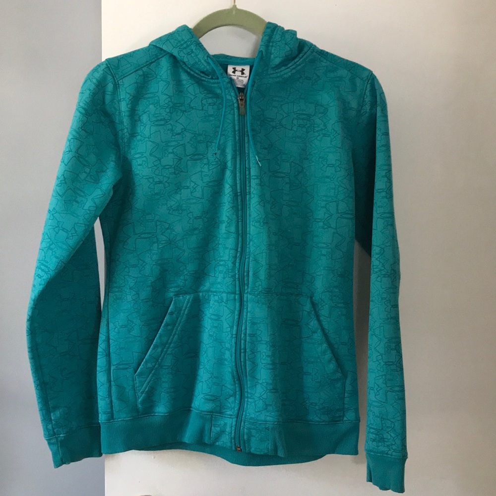 EUC teal Under Armour sweatshirt